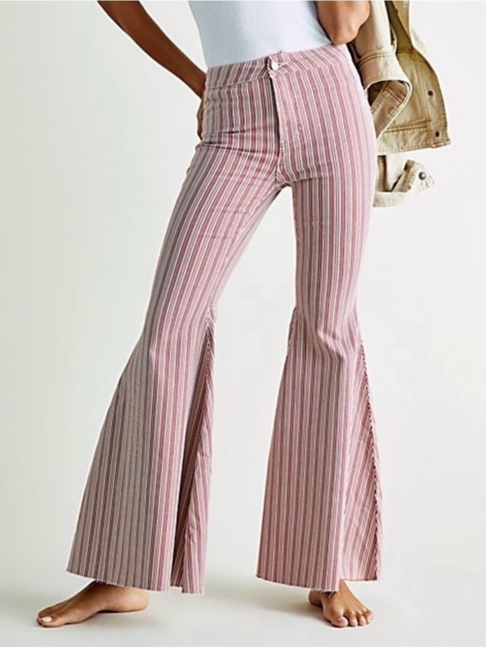 Free People We the Free Be Mine Float On Me Flare Jeans